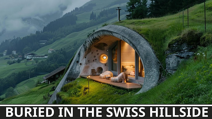 This Swiss Stone House Disappears into the Mountain – A Breathtaking Design Idea
