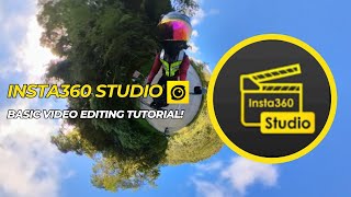 Quick Tutorial | INSTA360  STUDIO BASIC VIDEO EDITING!