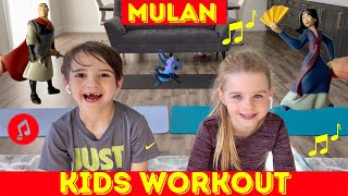 Kids Workout | Mulan Training | Kids Exercise Video (Age 310)