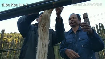 Mừng ăn lúa mới của người dân xe đăng