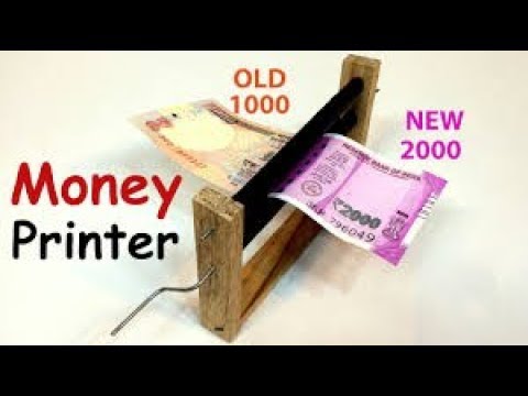 How To Make A MONEY PRINTER Machine | Magic Trick