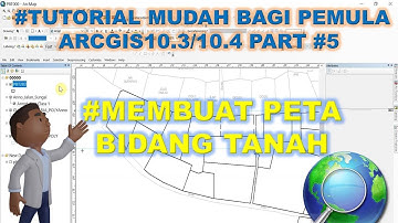 ARCGIS PART #5 CARA MEMBUAT PETA BIDANG TANAH MENGGUNAKAN ARCGIS SANGAT MUDAH & BAGUS BUAT DISAJIKAN