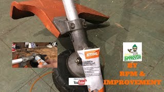 Adding A Grease Zerk to The FS90R Stihl Trimmer