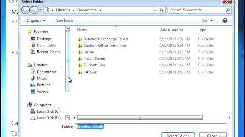 Export eM Client EML Files