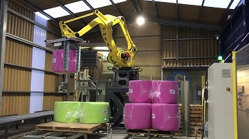 BROLLA - Robot palletizing bobbins
