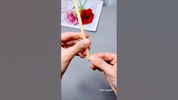 How To Make a Straw Spinner | straw crafts ideas easy💫