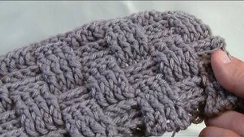 Left Hand: Basket Weave Stitch