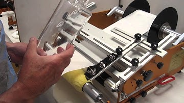 Race 8170 RLTCW-SP  Front & Back on Tapered hour-glass shaped bottle