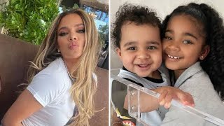 Khloé Kardashian carried kids to see dad Tristan Thompson play professionally for first time