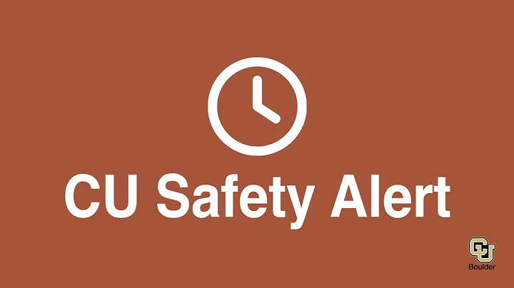 CU Alerts - CU Safety Alerts