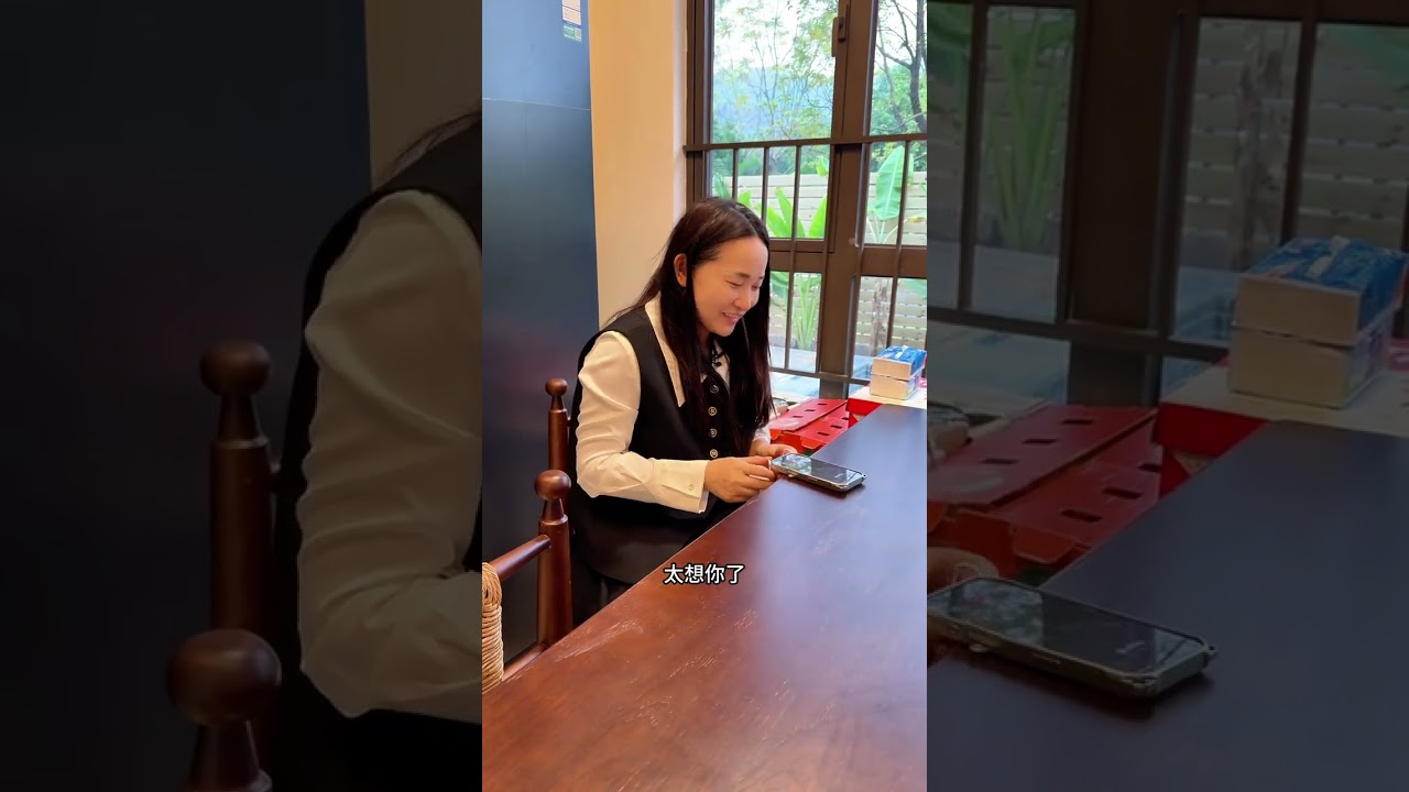 和家人一起出去聚餐