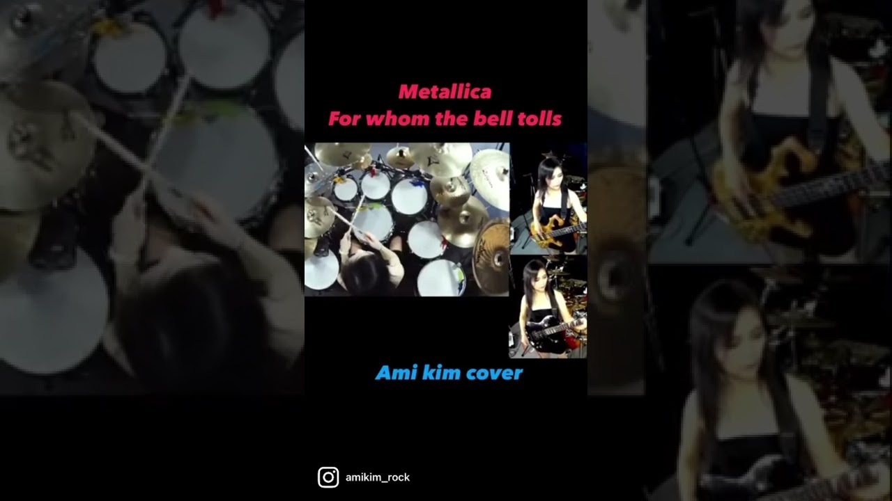 @Metallica - For whom the bell tolls @Ami Kim #drumcover @ArtisanTurk Cymbals