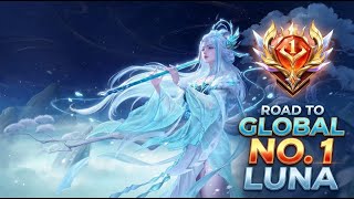 CAN I REACH GLOBAL NO.1 LUNA? 😳🔥 | HOK LIVE PUSH