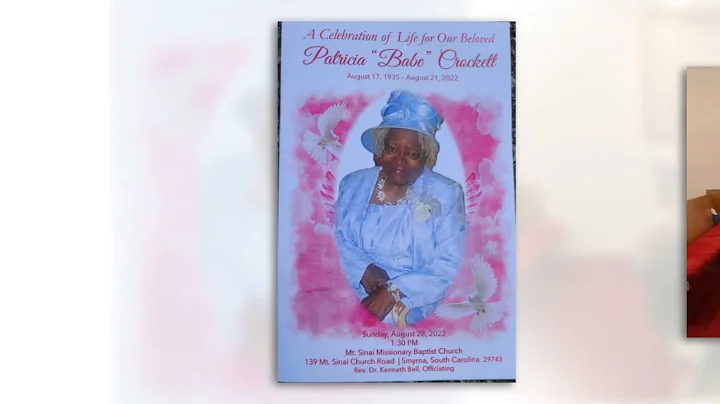 Home Going Celebration For Our Beloved Patricia Cr...