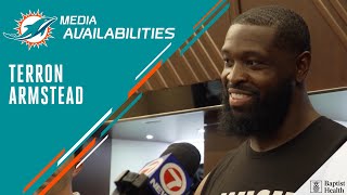 Terron Armstead meets with the media | Miami Dolphins