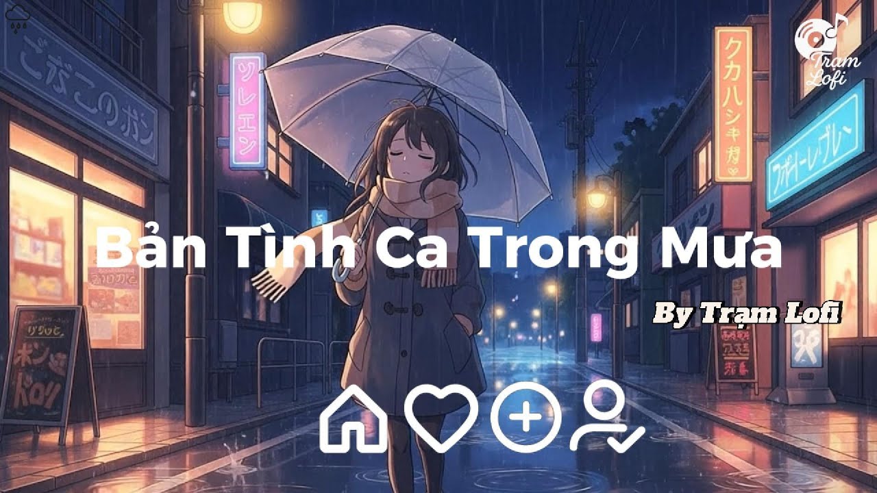 Bản Tình Ca Trong Mưa ☔ | Lofi Chill Buồn | Trạm Lofi