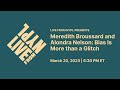 Meredith Broussard and Alondra Nelson: Bias Is More than a Glitch | LIVE from NYPL