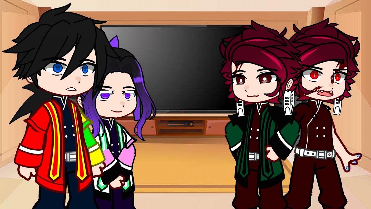 Hashira react to Tanjiro | ru/en | KNY | spoilers | gacha