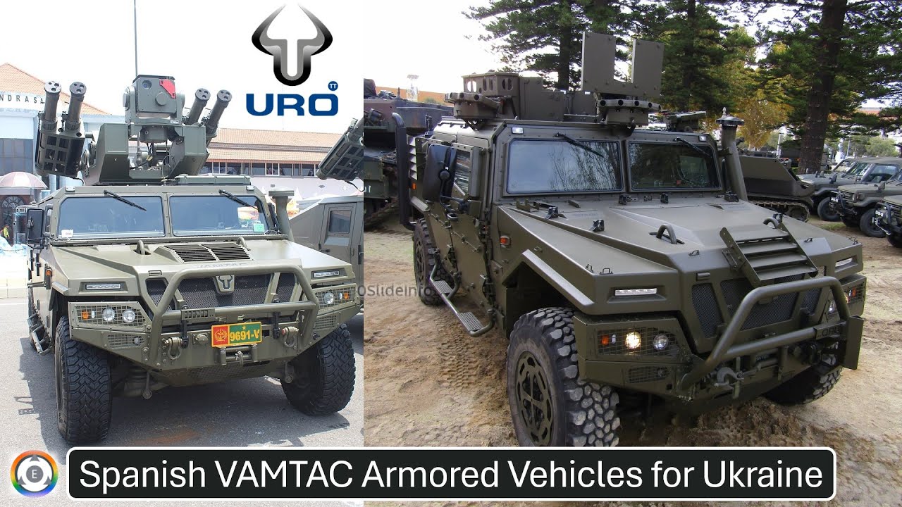Spanish VAMTAC Armored Vehicles for Ukraine - YouTube