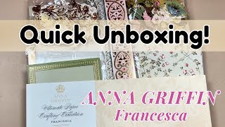 Unboxing Magic! Anna Griffin Francesca Ultimate Paper Crafting Collection