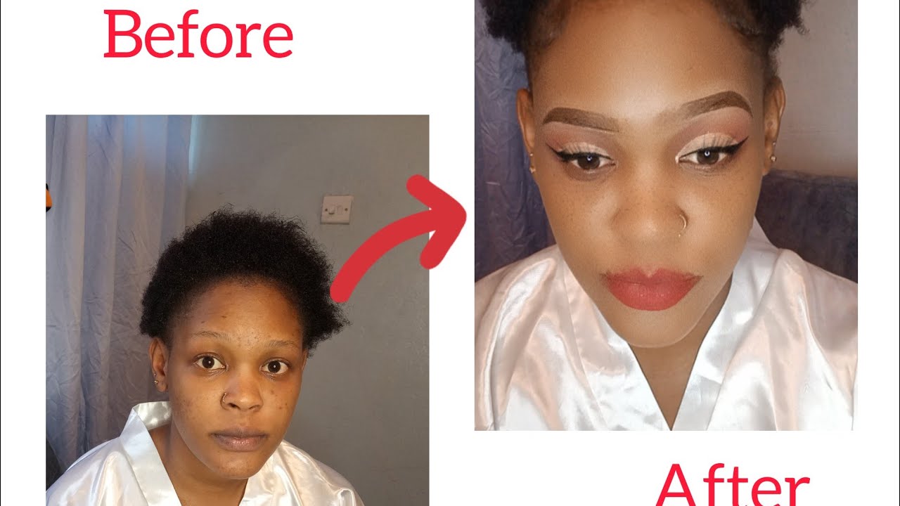 Cut crease Eye makeup application