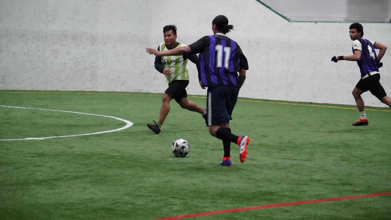 BURNABY JUNE 11 - Indoor 7V7 Pickup Soccer Part 2