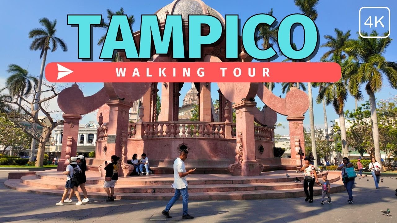 Messico | Piazza Freedom | Tour a Piedi 4K
