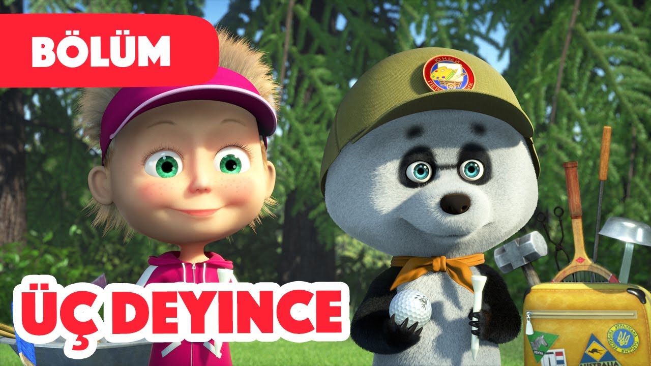 Maşa İle Koca Ayı 🏌 Üç Deyince ⛳ (Bölüm 66) Yeni bölüm 2022! 💥🎬 Masha and the Bear Turkey