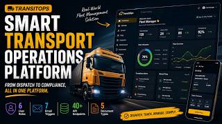 I Built a Smart Transport Operations Platform 🚛 | React, Node.js & PostgreSQL