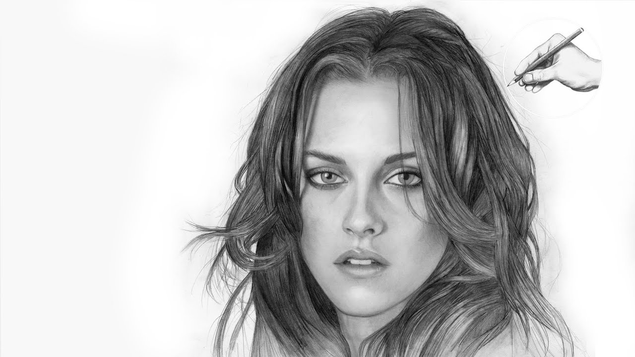 drawing easy elizabeth 1 ZEICHNUNG STEWART Bella   Drawing   Speed PORTRAIT KRISTEN