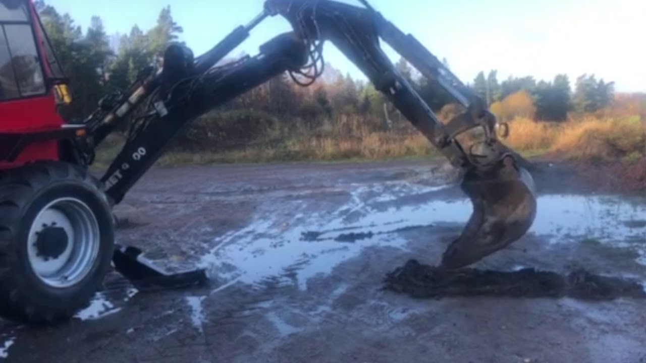Traktorgrävare Traktorgrävare Valmet 9000
