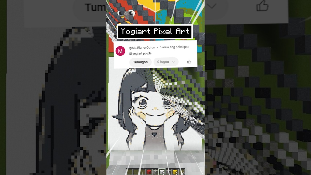 Minecraft Satisfying Yogiart Pixel Sand Art Fall 