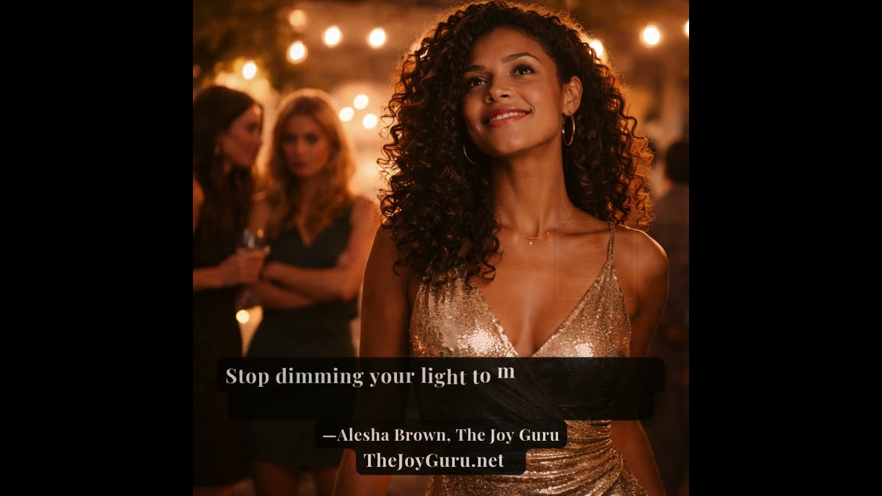 Stop dimming your light to make the people allergic to their own success  comfortable. 