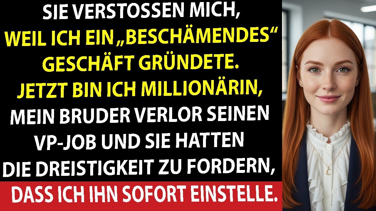 SIE NANNTEN MICH EINE SCHANDE UND VERSTIESSEN MICH – JETZT FLEHEN SIE