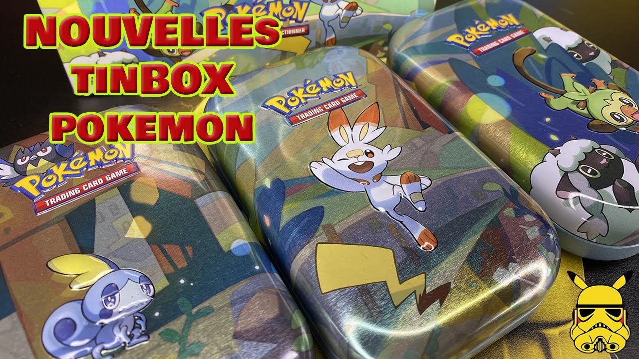 J Ai Recu Les Nouvelles Tin Box Pokemon De Galar Youtube