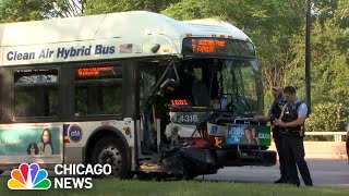 Wrong-way driver strikes CTA bus, killing 1 and injuring 15