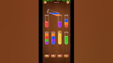 "Sorted to perfection!" 🎨✨💦 #WaterSortPuzzle #ColorSortGame #level55