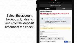 How To Deposit A Check on the TFCU Mobile App