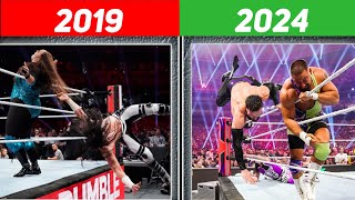 (2019-2024) Every Royal Rumble Match Results & Every Elimination | WWE