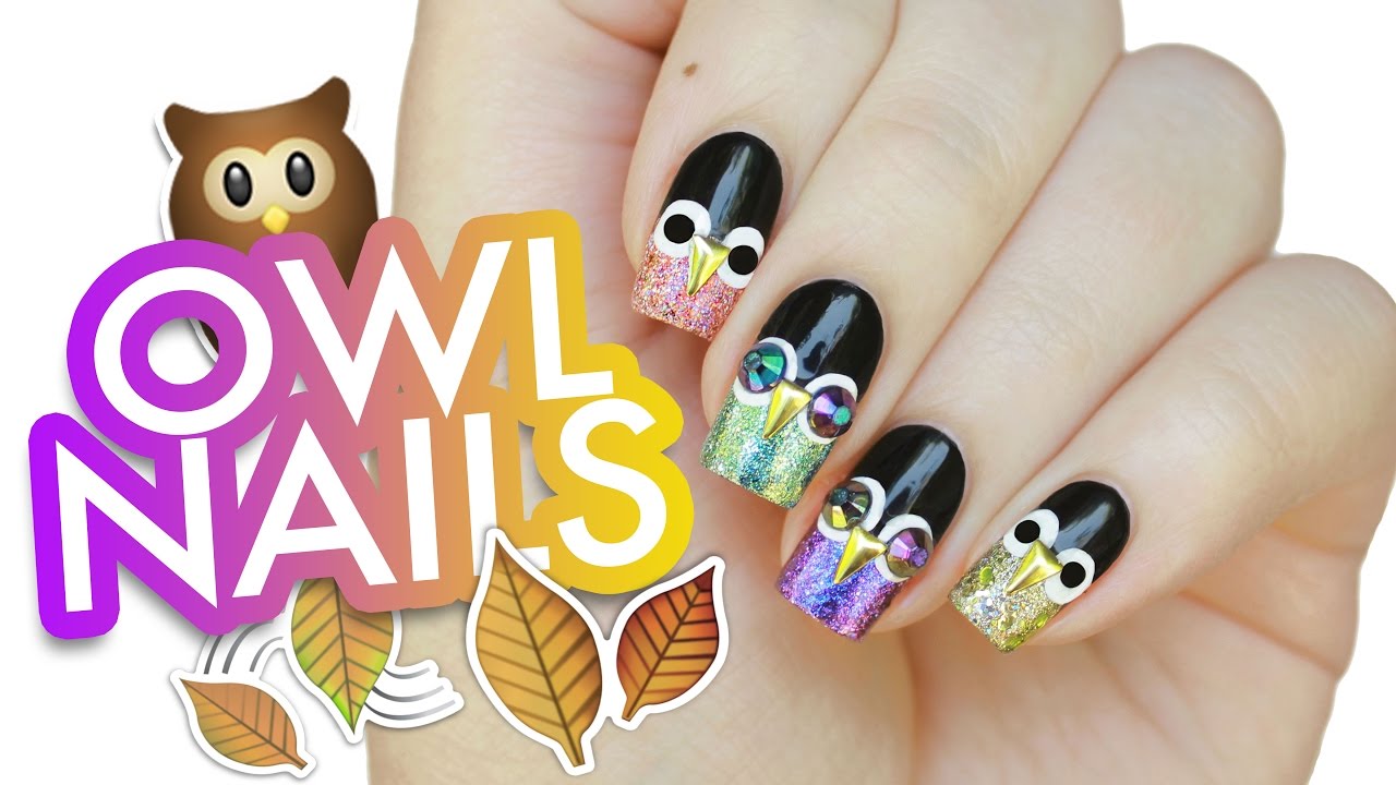 4. Easy Owl Nail Art for Beginners - wide 1