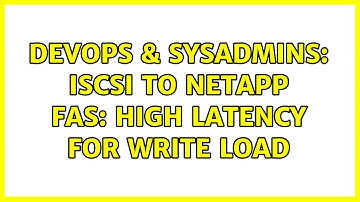 DevOps & SysAdmins: iSCSI to NetApp FAS: high latency for write load (2 Solutions!!)