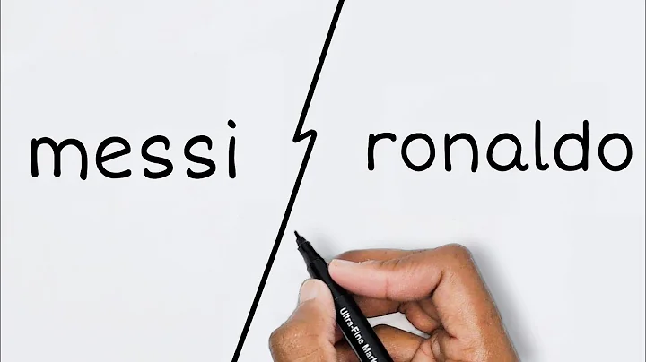 How to convert word "messi" & "ronaldo" to messi and ronaldo easy step by step tutorial | Drawing TV