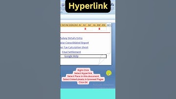 Hyperlink in excel/ Excel formulas / Shortcuts / Tip of the day / Excel Tutorials