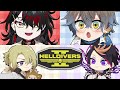 Silly moments during luxiems helldivers 2 collabnijisanji en clip  stream highlights  multipov