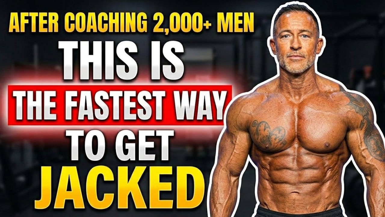 I Coached 2000 Men and Found the Fastest Way to Get Jacked: video thumbnail
