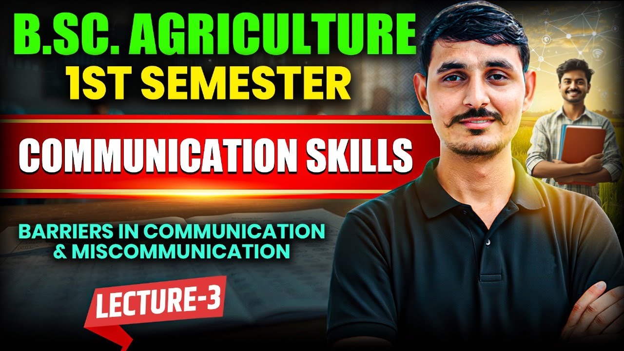 communication skills bsc agriculture 1st semester| bsc agriculture communication skills 1st semester