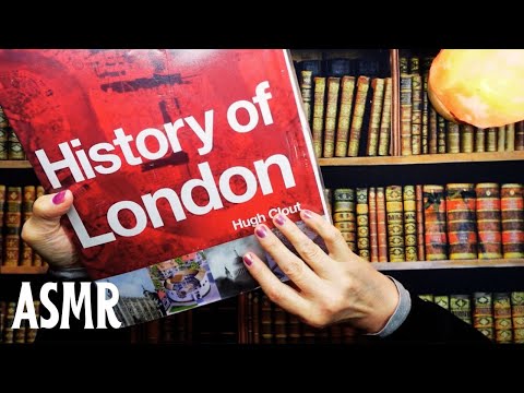 ASMR | Roman London! History of London! Whispered History Reading Lovely Library Book!