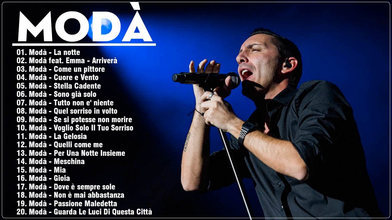 Modà Live - Modà Greatest Hits Full Album 2025 - The Best of Modà