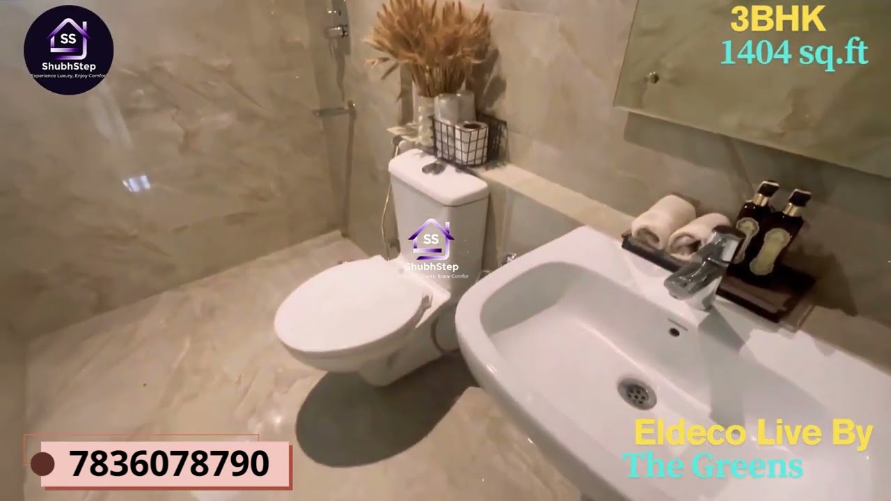 Eldeco Live By The Greens: 3BHK Sample Flat Tour 1404 sq.ft Sector150 Noida 
