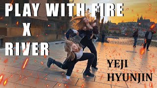 [K-POP IN PUBLIC] YEJI x HYUNJIN - 'River   Play With Fire' | dance cover in Prague by POLARIS